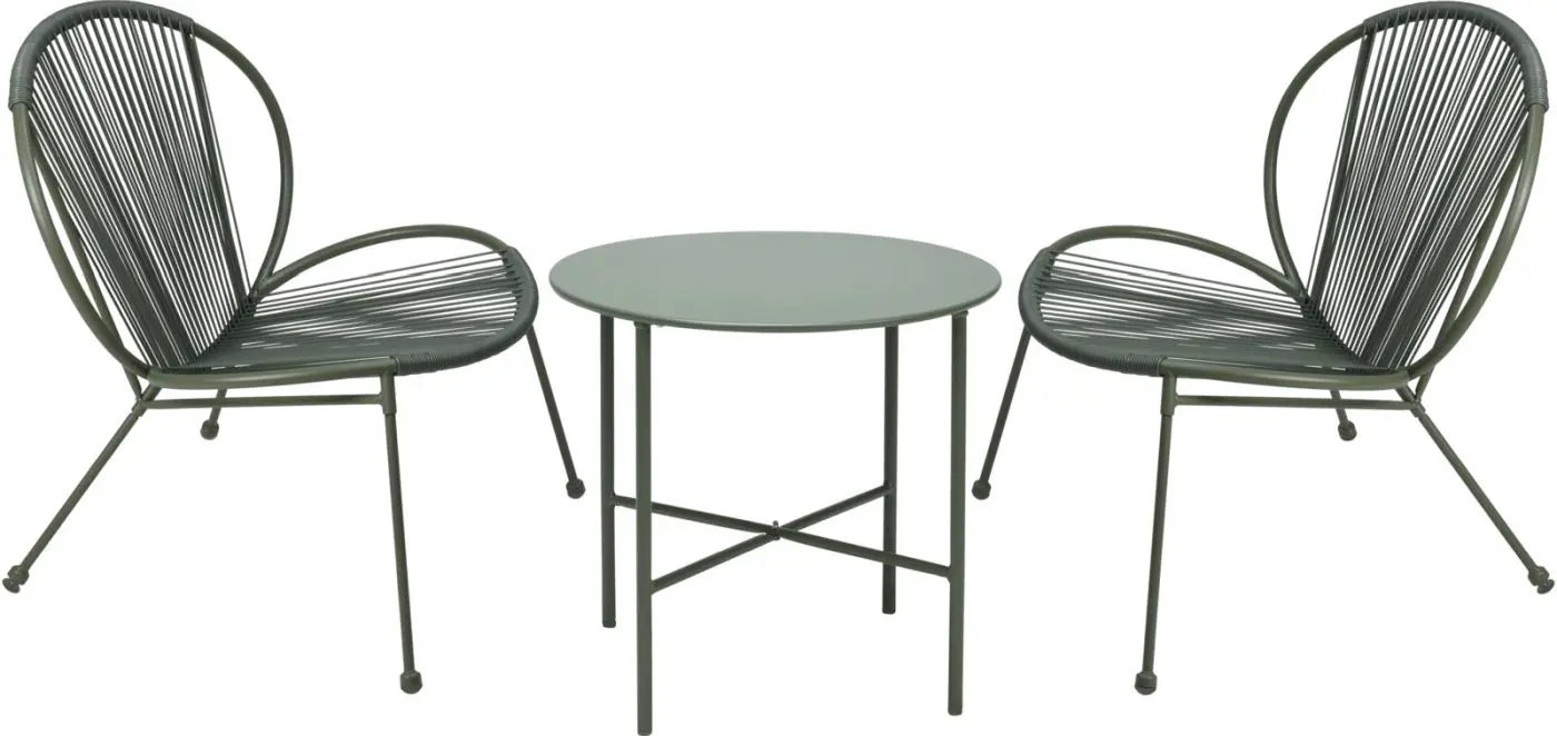 GartenmöbelSet 3teilig grün 25299325